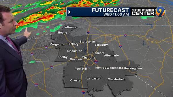 FORECAST: Cold front expected to move in this evening