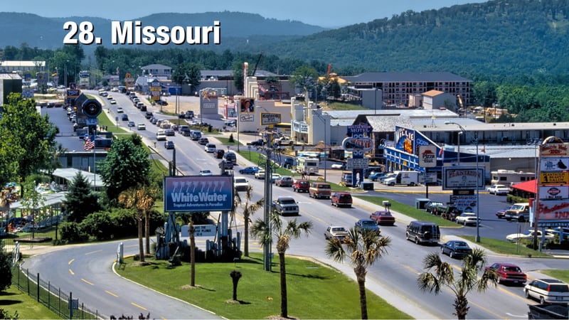 Missouri: 23.12 driving incidents per 1,000 residents