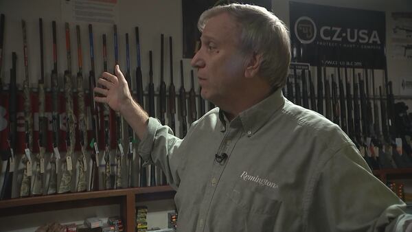 Gun shop owner sleeps in store to ward off thieves during Moore County blackouts