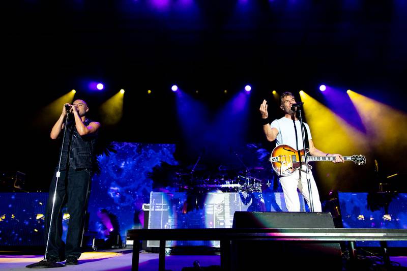 311 performs during the Unity Tour at Skyla Credit Union Amphitheatre on Aug. 11, 2024.