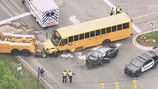 School bus crashes near high school in Mint Hill