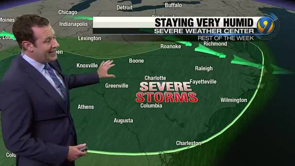Thursday morning's forecast update with Meteorologist Keith Monday