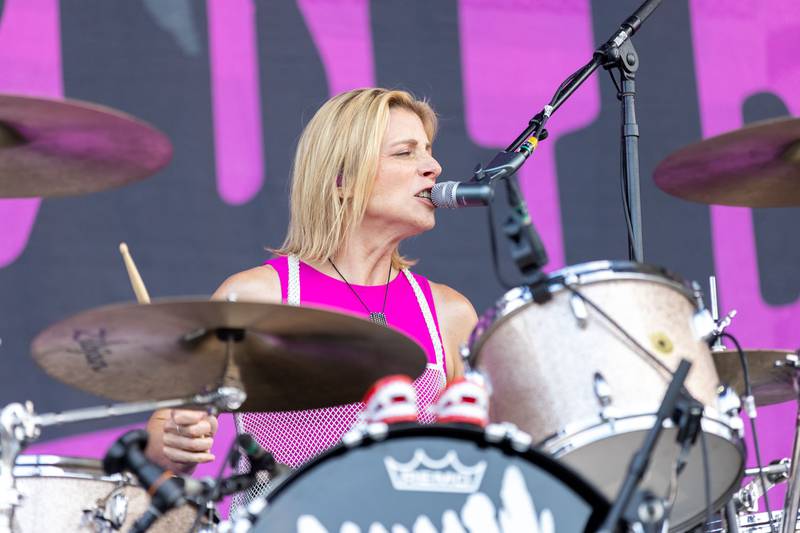 Neon Trees perform during the Unity Tour at Skyla Credit Union Amphitheatre on Aug. 11, 2024.