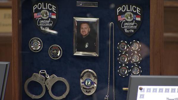 ‘Ultimate sacrifice’: Concord police honor fallen officer with Medal of Valor, Purple Heart