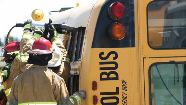 School bus crashes into Ohio house, driver taken to hospital, no students injured