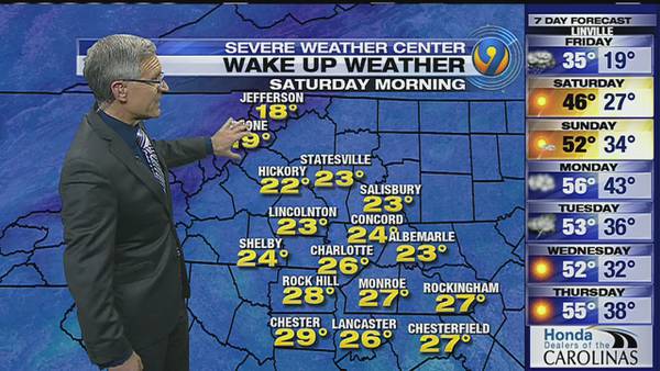 FORECAST: Freezing temperatures on the way