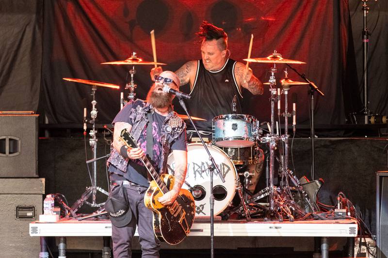 Rancid performs during the Saviors Tour at PNC Music Pavilion on Aug. 26, 2024.