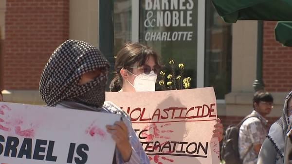 Students hold pro-Palestine protests at UNC Charlotte