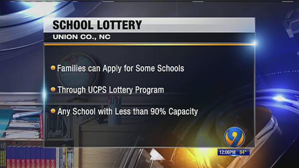 New lottery program allows Union County families to apply for schools