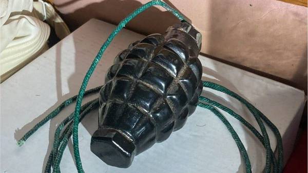 Man facing federal charges for refusing to give up live grenade