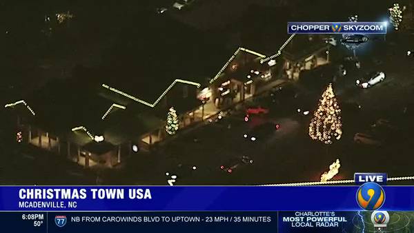 Christmas Town USA lit up for the holidays
