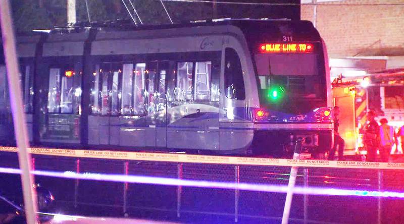One person was killed in a crash involving a light rail train on Monday, July 26.