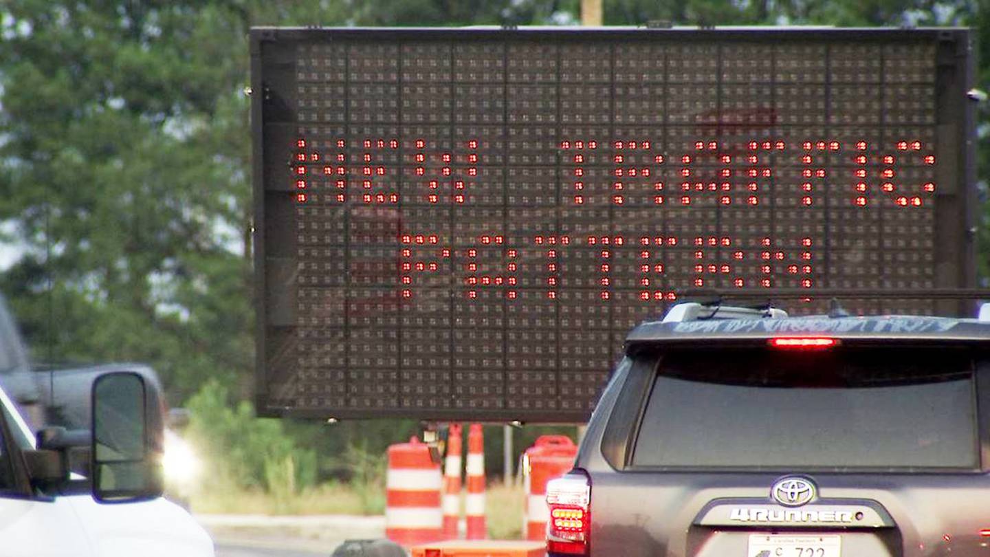 First diverging diamond in SC now open over I-77 in York County – WSOC TV