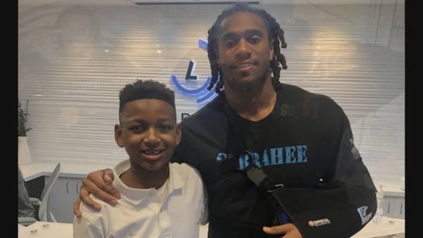 Panthers Shaq Thompson’s nonprofit helps put big smiles on kids’ faces