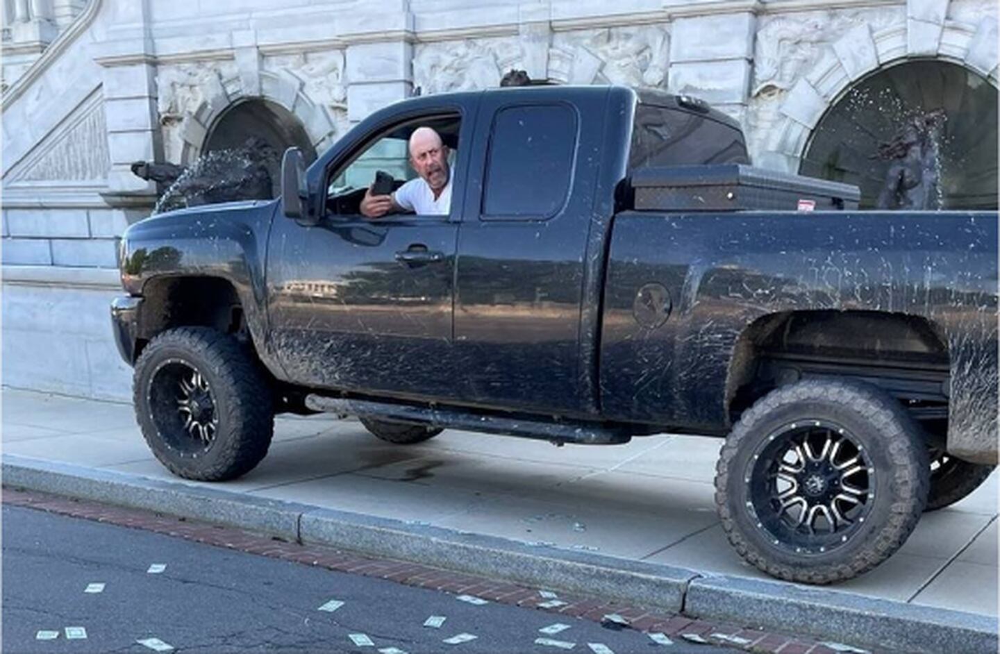 North Carolina man who claimed to have bomb in a pickup truck near the U.S. Capitol has surrendered to law enforcement, ending an hourslong standoff on Thursday.