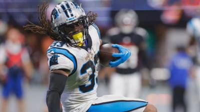 ‘He would be so happy’: Panthers’ D’Onta Foreman shares motivation behind game