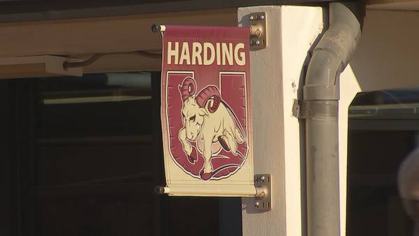‘It means a lot’: Panthers spruce up outside area at Harding High