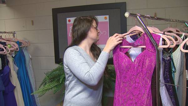 Woman collects hundreds of prom dresses to donate to teens