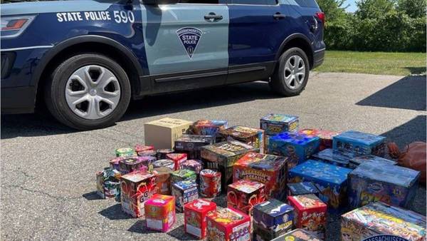 Thousands of dollars worth of illegal fireworks seized in Massachusetts