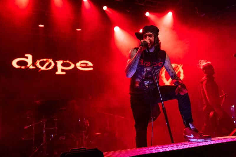 Dope performs at the Fillmore Charlotte on Feb. 6, 2024.