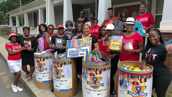 Delta Sigma Theta alumnae donate 11,000 school supply items for kids in need
