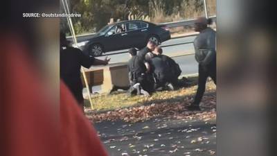 CMPD releases video of scuffle during controversial arrest at bus stop