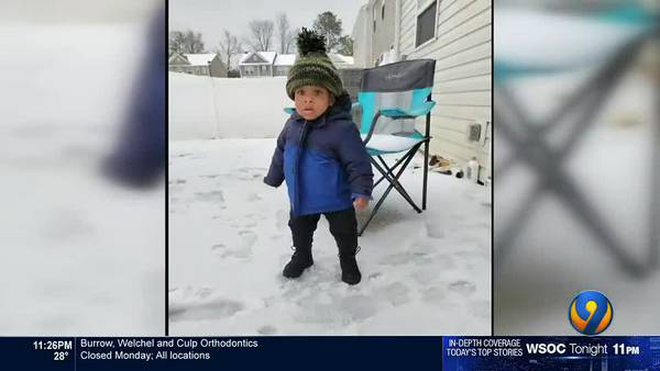 Viewers share snow videos from Sunday's winter storm