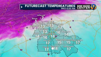 TIMELINE: Winter weather to impact North Carolina overnight, Thursday morning