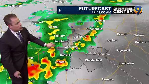 FORECAST: Showers, thunderstorms in store on Friday