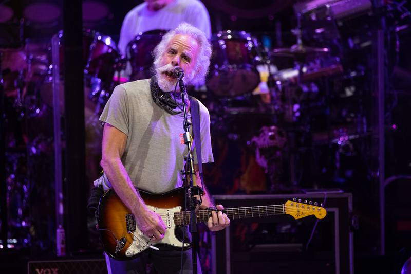 Bob Weir of Dead & Company performs for a sold-out crowd at Charlotte’s PNC Music Pavilion. Oct. 11, 2021.