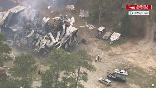 Fire destroys warehouse in rural part of Clover