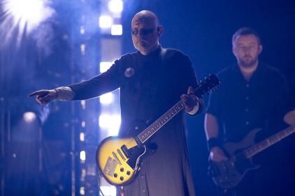 The Smashing Pumpkins brought their “The World is A Vampire” tour to PNC Music Pavilion in Charlotte on Aug. 22, 2023.