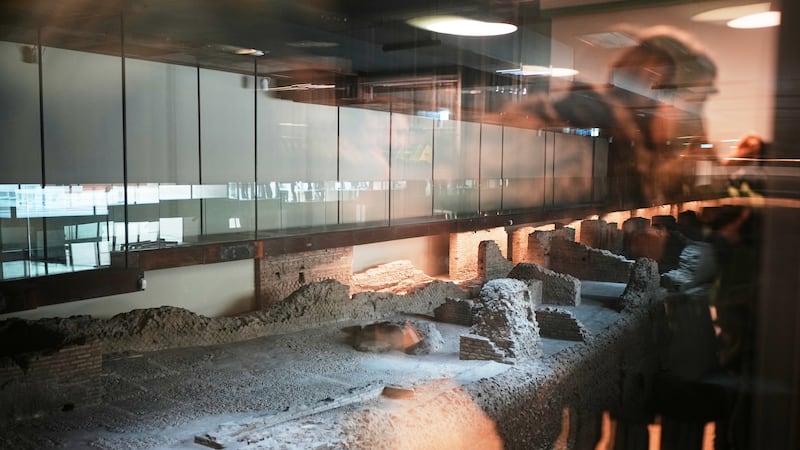 Rome opens long-awaited Colosseum subway station, with displays of unearthed artifacts