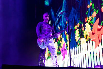 Avenged Sevenfold performs at PNC Music Pavilion in Charlotte on Sept. 19, 2023.