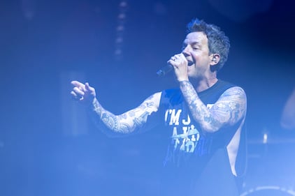 Simple Plan performs at PNC Music Pavilion in Charlotte on Sept. 1, 2024.