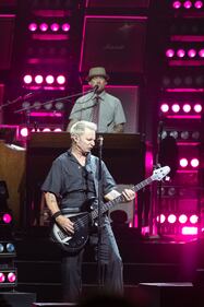 Green Day performs to a sold-out crowd at PNC Music Pavilion on Aug. 26, 2024.