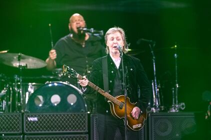 Paul McCartney performs during his Got Back tour at Truist Field at Wake Forest University in Winston-Salem, N.C. May 21, 2022.