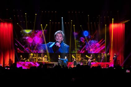 Legendary entertainer Barry Manilow performs in Charlotte. Jan. 21, 2023.