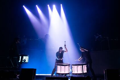 Odesza performs at PNC Music Pavilion in Charlotte on Sept. 14, 2023.