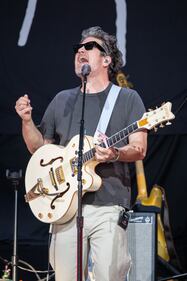 Matt Nathanson opens for Matchbox Twenty at PNC Music Pavilion on July 11, 2023.