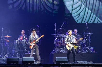 The Doobie Brothers perform at the Spectrum Center in Charlotte on Nov. 7, 2023.