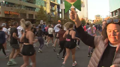 Runners fill streets for Charlotte Marathon on Nov. 15, 2025