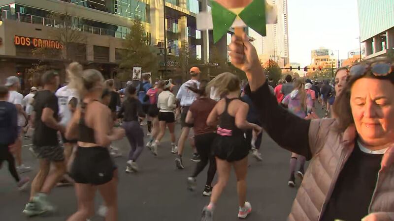 Runners fill streets for Charlotte Marathon on Nov. 15, 2025
