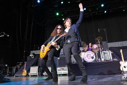 John Waite performs during the “Renegades and Juke Box Heroes” tour at PNC Music Pavilion in Charlotte on July 13, 2024.