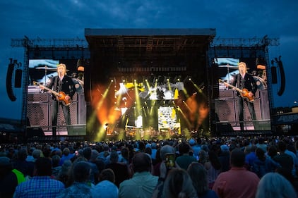 Paul McCartney performs during his Got Back tour at Truist Field at Wake Forest University in Winston-Salem, N.C. May 21, 2022.