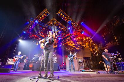 The Dave Matthews Band played in front of a packed crowd at PNC Music Pavilion in Charlotte on Friday, May 20, 2022.