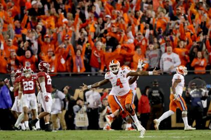2017 CFP National Championship Clemson Tigers Alabama Crimson Tide