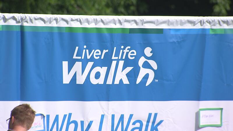 Walkers gather in Charlotte park to raise money, awareness for those affected by liver disease