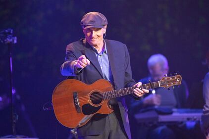 Singer-songwriter James Taylor & His All-Star Band perform at Charlotte’s Spectrum Center. June 24, 2022.