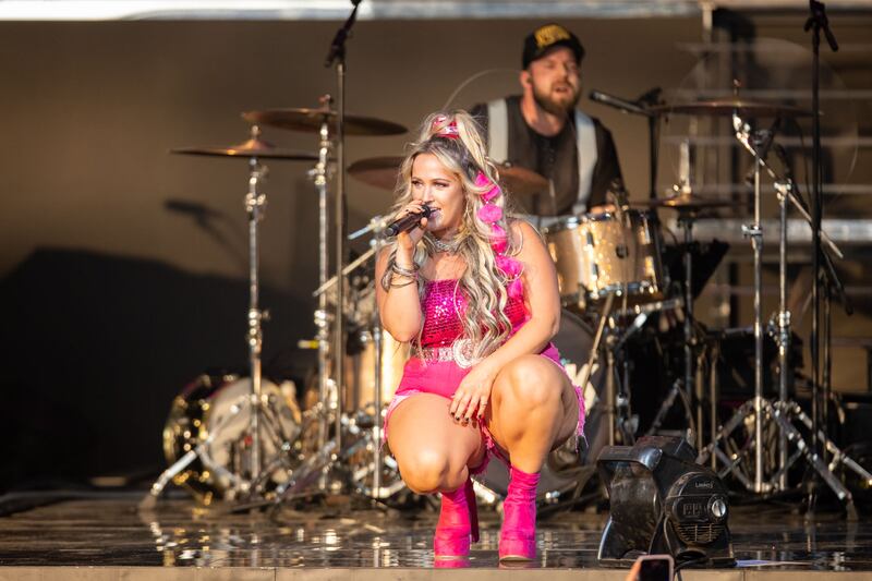 Priscilla Block opens for Shania Twain's Queen of Me tour at PNC Music Pavilion in Charlotte on June 28, 2023.